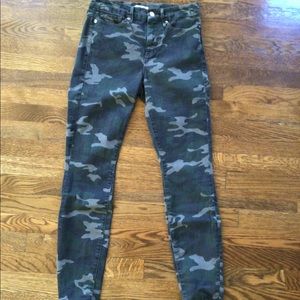 Good American camo jeans